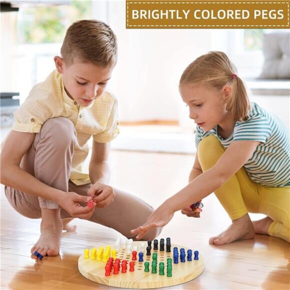 Chinese Checkers Board - Wooden Game Classic Strategy Game - Picture 5 of 7